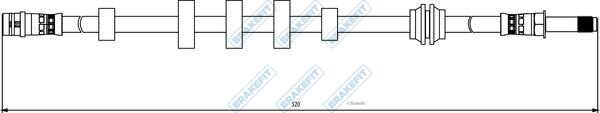 APEC BHO4215 - Спирачен маркуч vvparts.bg