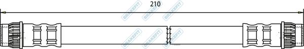 APEC BHO4285 - Спирачен маркуч vvparts.bg