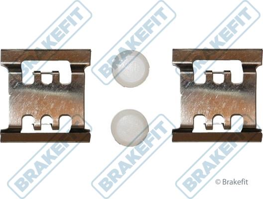 APEC BKT1042 - Комплект принадлежности, дискови накладки vvparts.bg
