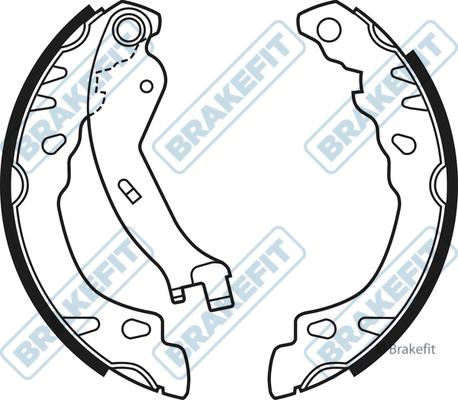 APEC BSH1047 - Комплект спирачна челюст vvparts.bg