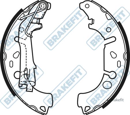 APEC BSH1050 - Комплект спирачна челюст vvparts.bg