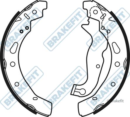 APEC BSH1086 - Комплект спирачна челюст vvparts.bg