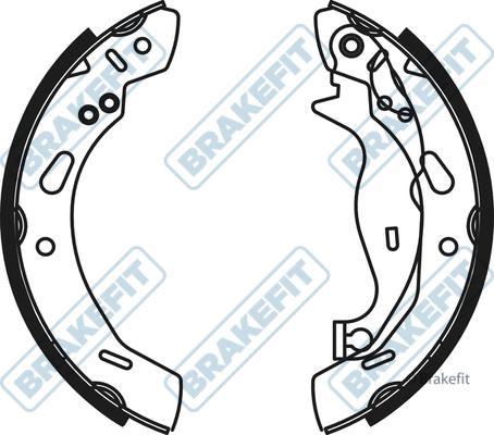 APEC BSH1074 - Комплект спирачна челюст vvparts.bg