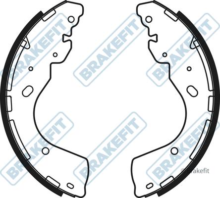 APEC BSH1136 - Комплект спирачна челюст vvparts.bg