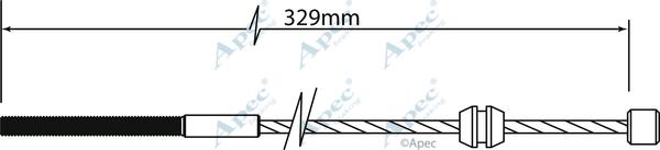 APEC CAB1471 - Жило, ръчна спирачка vvparts.bg