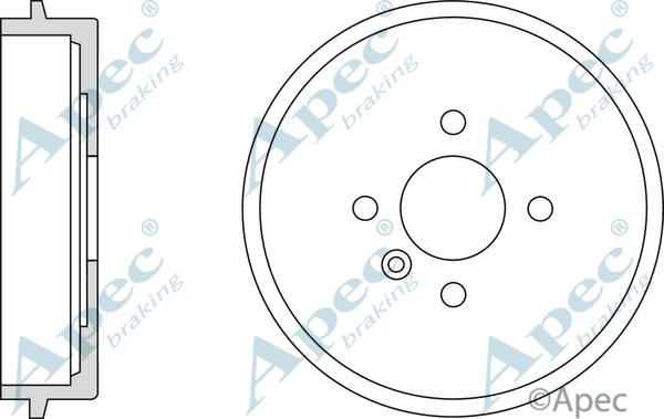 APEC DRM9954 - Спирачен барабан vvparts.bg