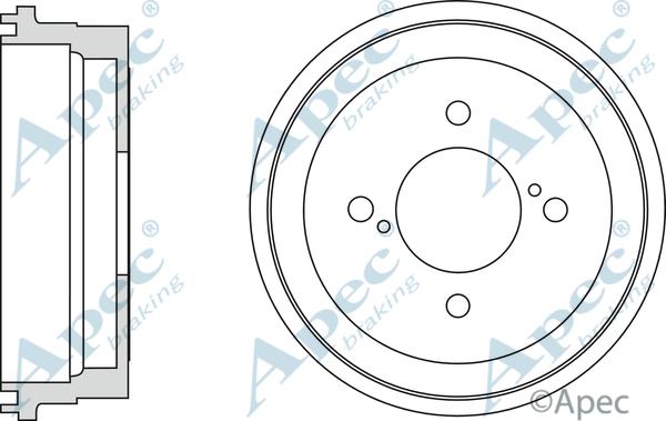 APEC DRM9965 - Спирачен барабан vvparts.bg