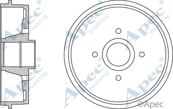 APEC DRM9930 - Спирачен барабан vvparts.bg