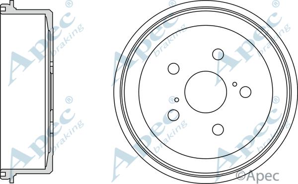 APEC DRM9150 - Спирачен барабан vvparts.bg