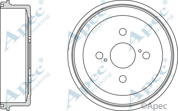 APEC DRM9133 - Спирачен барабан vvparts.bg