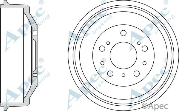 APEC DRM9705 - Спирачен барабан vvparts.bg