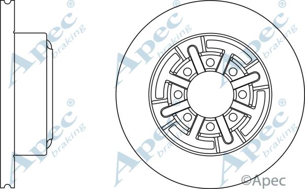 APEC DSK959 - Спирачен диск vvparts.bg