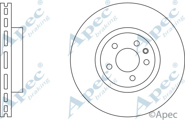 APEC DSK904 - Спирачен диск vvparts.bg