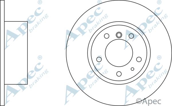 APEC DSK914 - Спирачен диск vvparts.bg