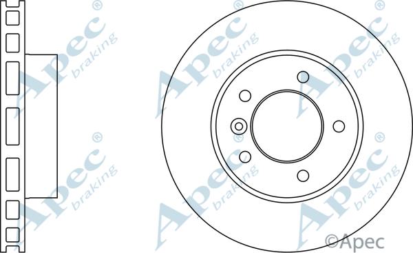 APEC DSK938 - Спирачен диск vvparts.bg