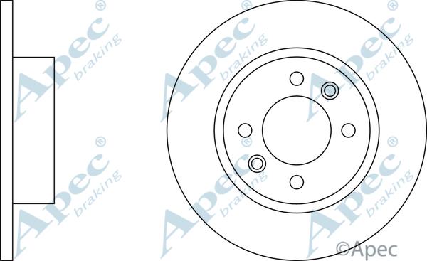 APEC DSK699 - Спирачен диск vvparts.bg