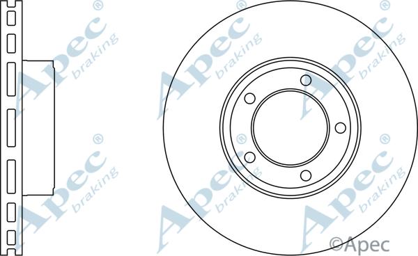 APEC DSK695 - Спирачен диск vvparts.bg