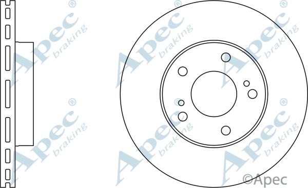 APEC DSK690 - Спирачен диск vvparts.bg