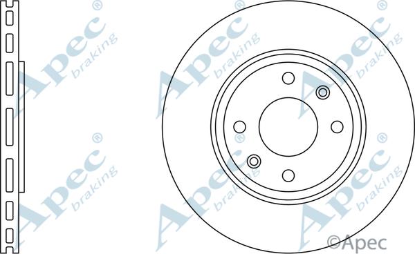 APEC DSK642 - Спирачен диск vvparts.bg