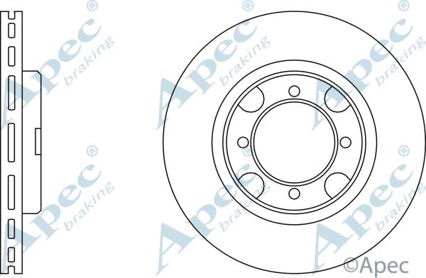 APEC DSK121 - Спирачен диск vvparts.bg