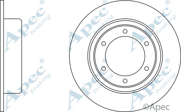 APEC DSK177 - Спирачен диск vvparts.bg