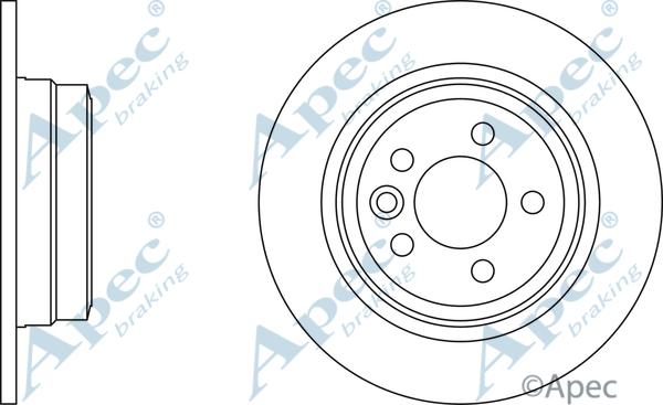 APEC DSK830 - Спирачен диск vvparts.bg