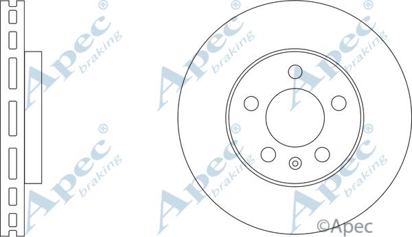 APEC DSK3401 - Спирачен диск vvparts.bg