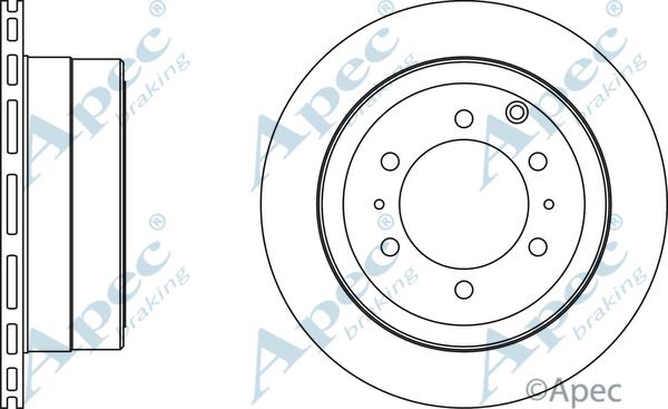 APEC DSK357 - Спирачен диск vvparts.bg