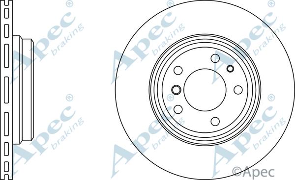 APEC DSK366 - Спирачен диск vvparts.bg