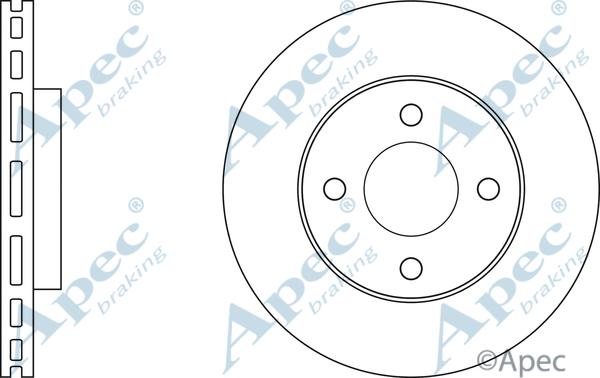 APEC DSK3092 - Спирачен диск vvparts.bg