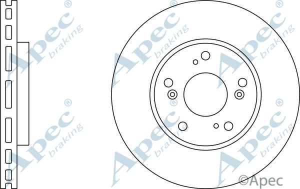 APEC DSK3046 - Спирачен диск vvparts.bg