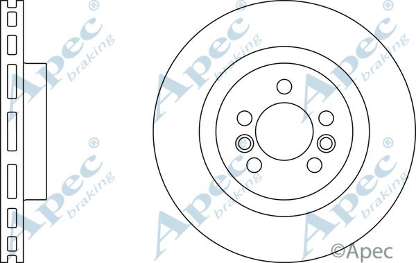 APEC DSK3042 - Спирачен диск vvparts.bg