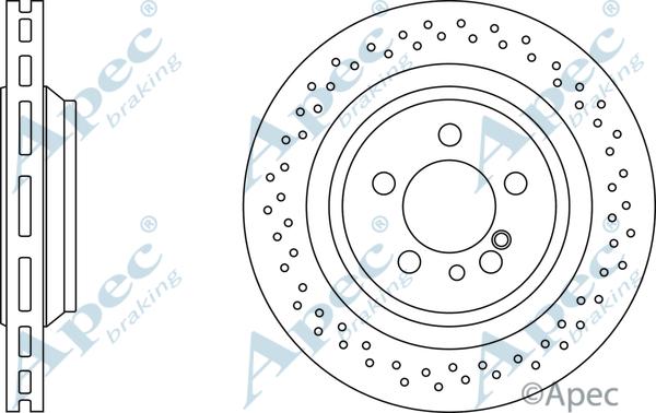 APEC DSK3007 - Спирачен диск vvparts.bg