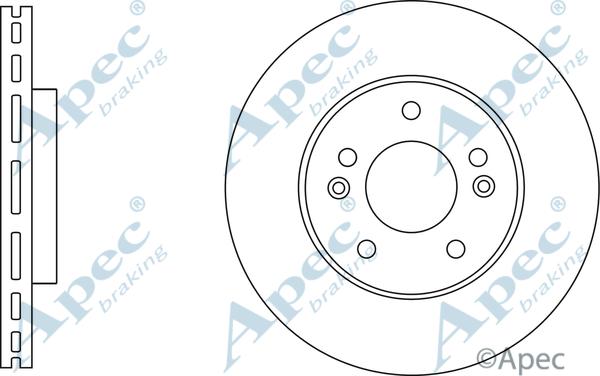 APEC DSK3015 - Спирачен диск vvparts.bg