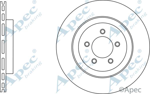 APEC DSK3011 - Спирачен диск vvparts.bg