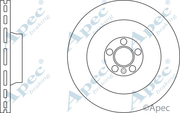 APEC DSK3034 - Спирачен диск vvparts.bg