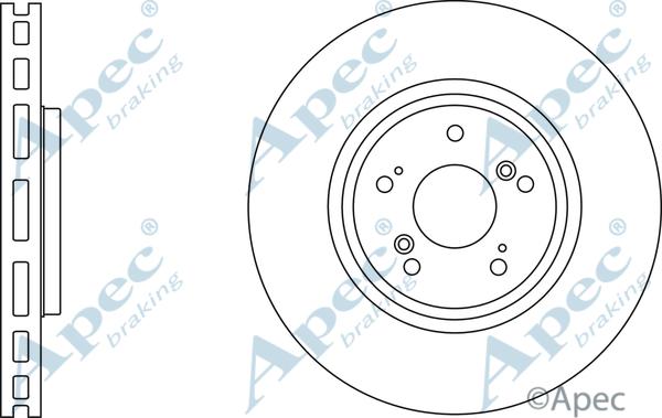 APEC DSK3033 - Спирачен диск vvparts.bg