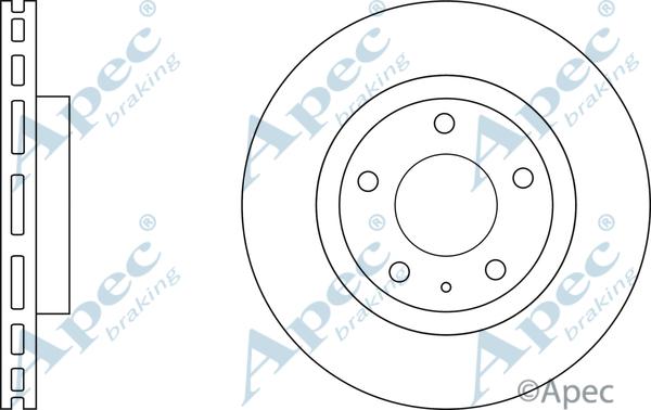 APEC DSK3079 - Спирачен диск vvparts.bg