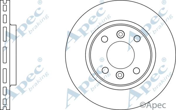 APEC DSK3078 - Спирачен диск vvparts.bg