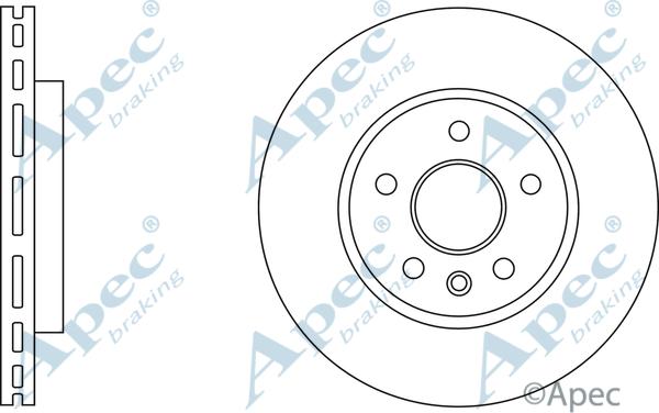 APEC DSK3190 - Спирачен диск vvparts.bg