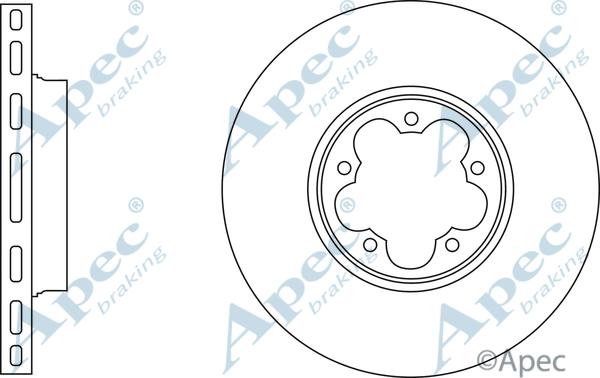 APEC DSK3140 - Спирачен диск vvparts.bg