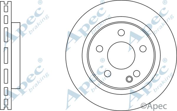 APEC DSK3154 - Спирачен диск vvparts.bg