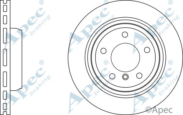 APEC DSK3101 - Спирачен диск vvparts.bg