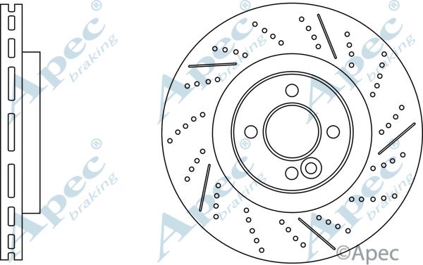 APEC DSK3189 - Спирачен диск vvparts.bg