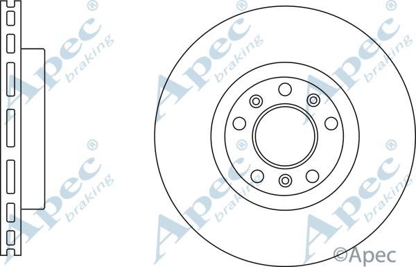 APEC DSK3130 - Спирачен диск vvparts.bg