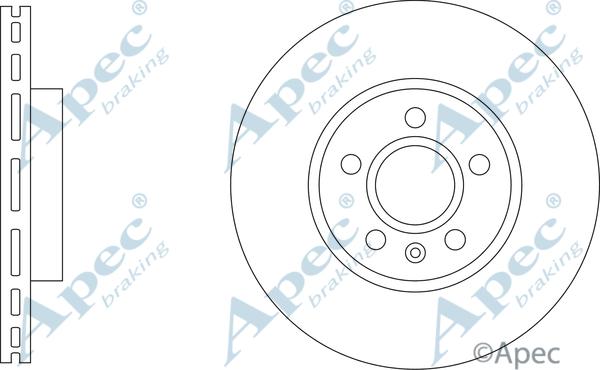APEC DSK3363 - Спирачен диск vvparts.bg