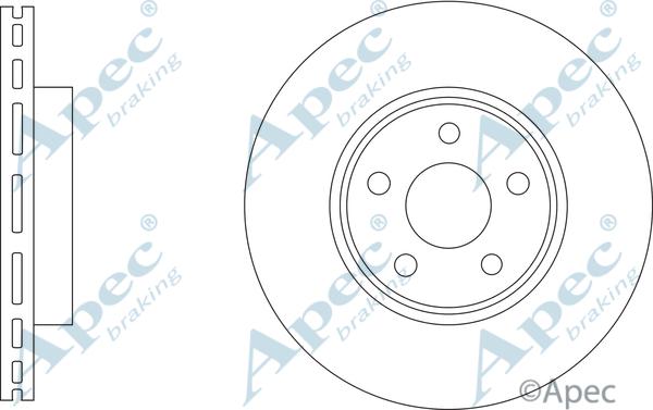 APEC DSK3317 - Спирачен диск vvparts.bg