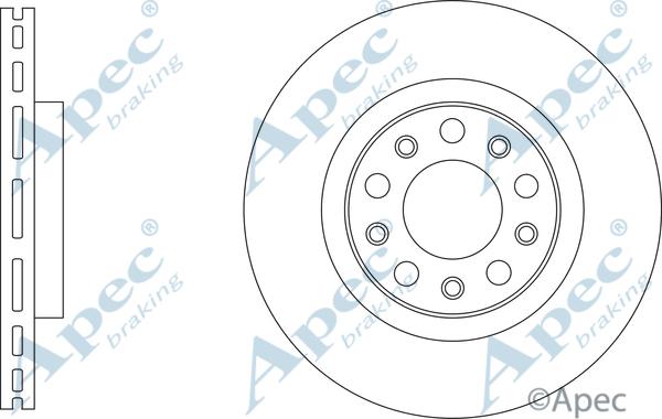 APEC DSK3339 - Спирачен диск vvparts.bg