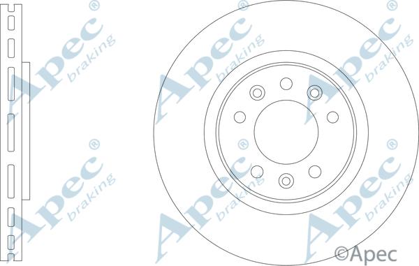 APEC DSK3335 - Спирачен диск vvparts.bg