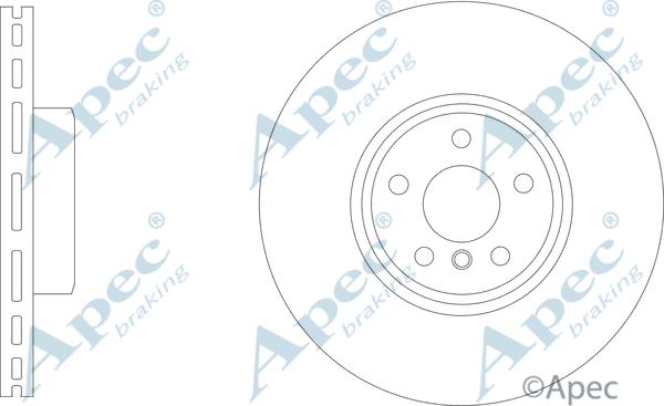 APEC DSK3325 - Спирачен диск vvparts.bg